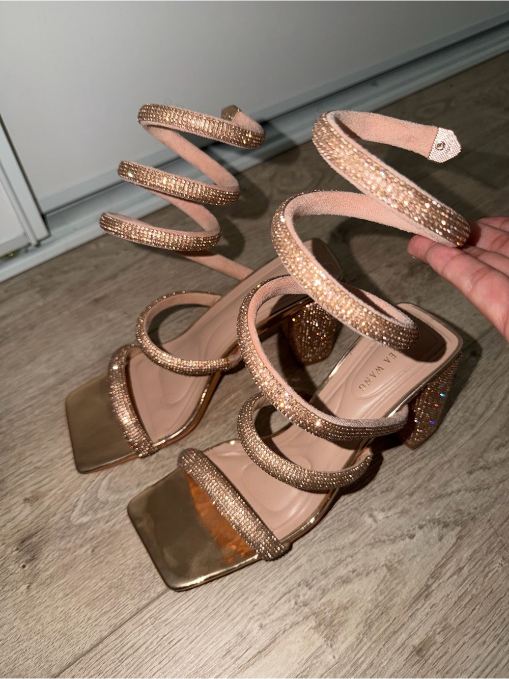 Spiral-Heels in Rose Gold